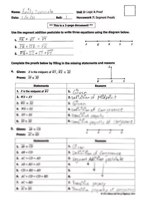 segment 2 end day test